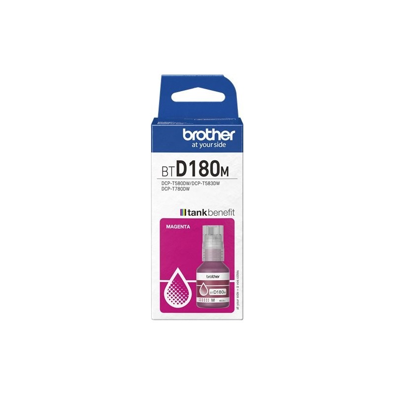 ORIGINAL Brother Cartuccia d'inchiostro magenta BTD180M BTD-180M ~5000 Seiten 48,8ml