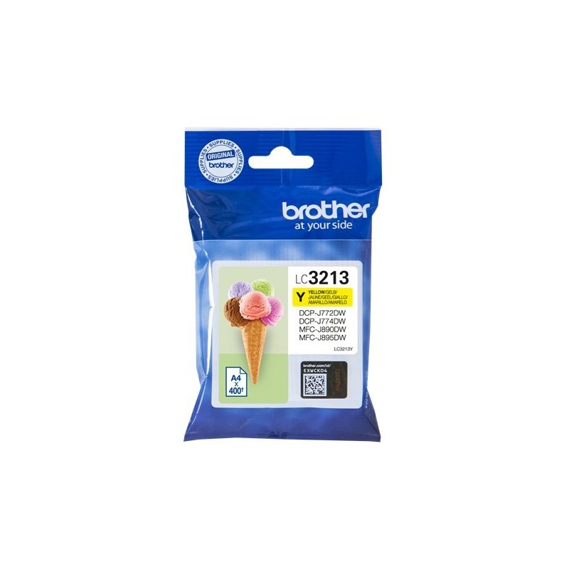 ORIGINAL Brother Cartuccia d'inchiostro giallo LC3213Y LC-3213 ~400 Seiten