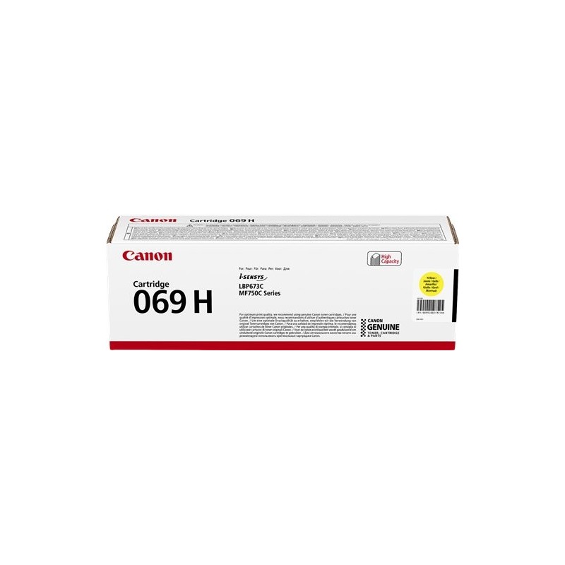 ORIGINAL Canon toner giallo 069 hy 5095C002 ~5500 Seiten