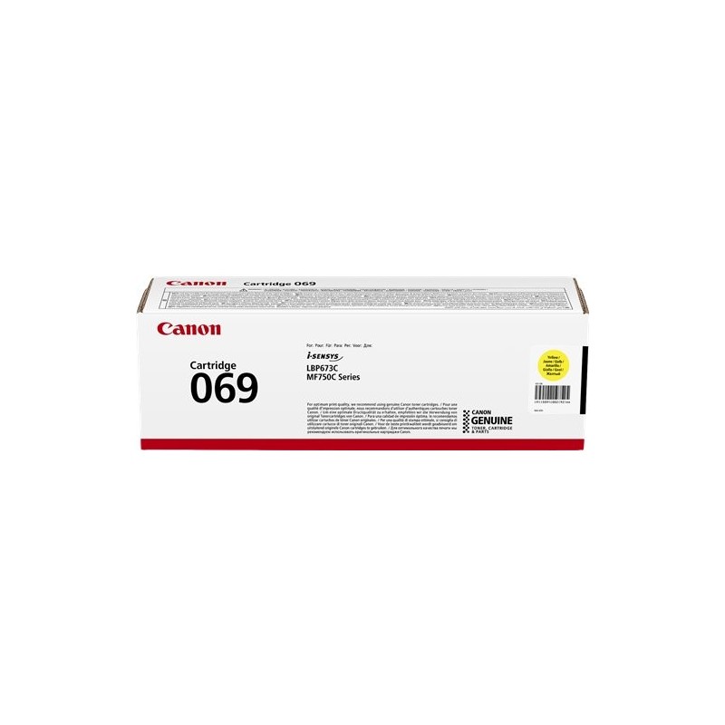 ORIGINAL Canon toner giallo 069 y 5091C002 ~1900 Seiten