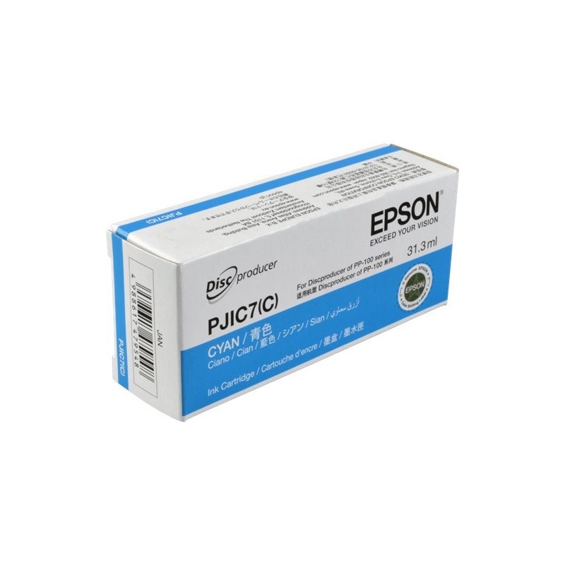 ORIGINAL Epson Cartuccia d'inchiostro ciano C13S020688 PJIC7(C) 31,3ml