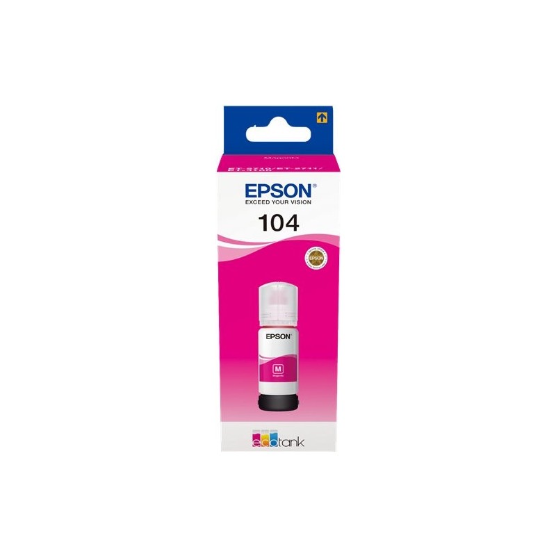 ORIGINAL Epson Cartuccia d'inchiostro magenta C13T00P340 104 ~7500 Seiten 65ml
