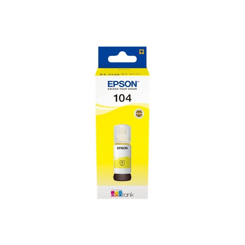 ORIGINAL Epson Cartuccia d'inchiostro giallo C13T00P440 104 ~7500 Seiten 65ml