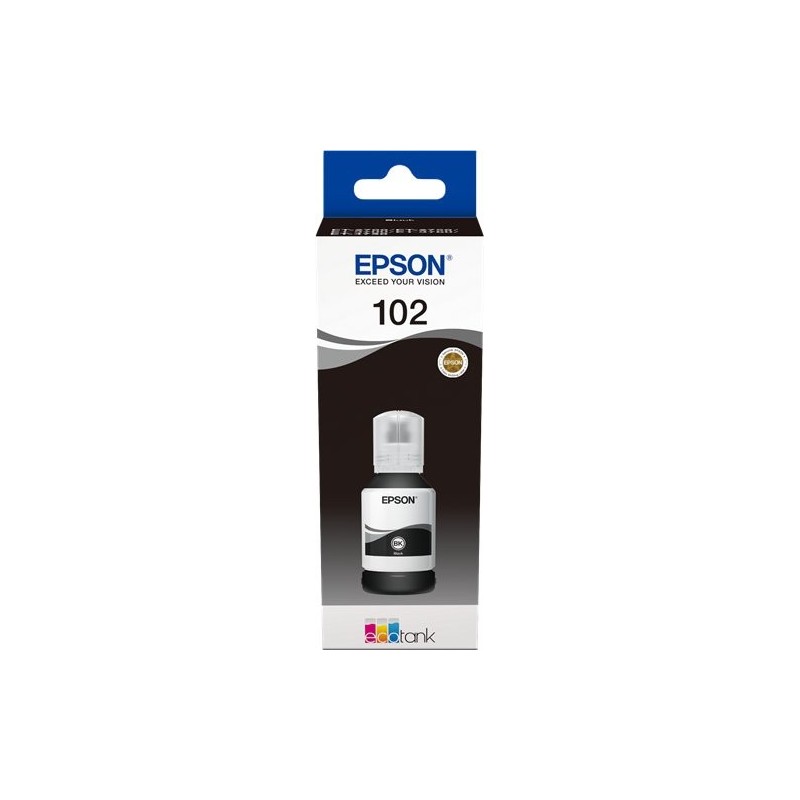 ORIGINAL Epson Cartuccia d'inchiostro nero C13T03R140 102 ~7500 Seiten 127ml