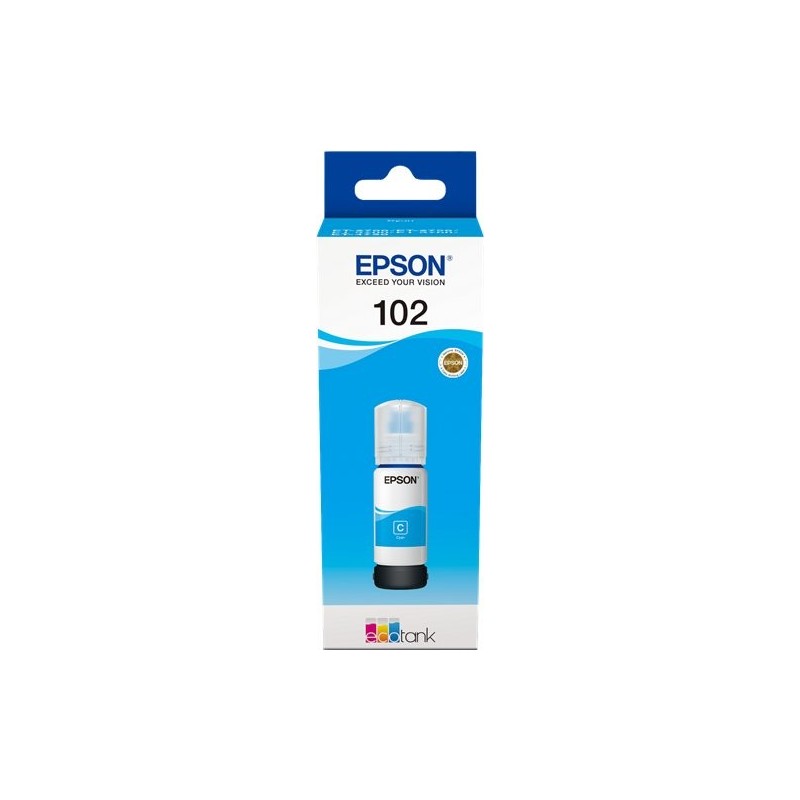 ORIGINAL Epson Cartuccia d'inchiostro ciano C13T03R240 102 ~6000 Seiten 70ml