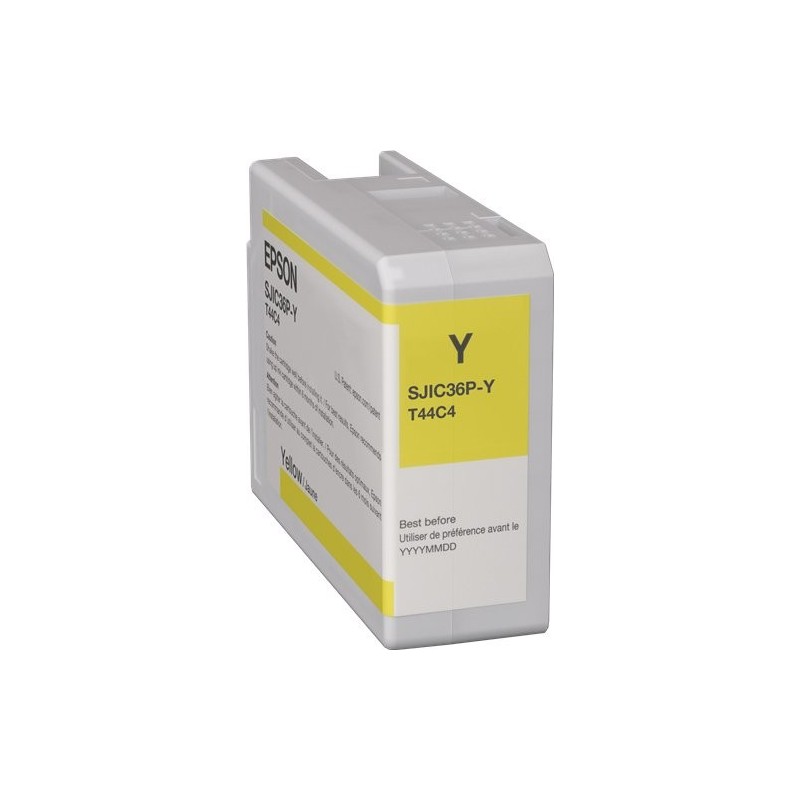 ORIGINAL Epson Cartuccia d'inchiostro giallo C13T44C440 SJIC36P-Y 80ml