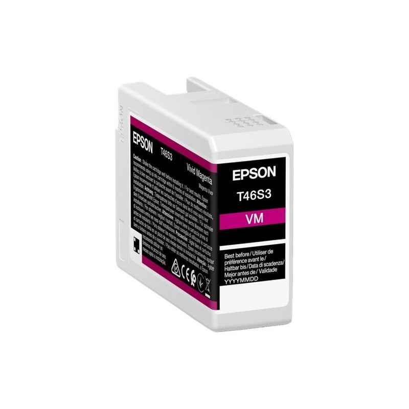ORIGINAL Epson Cartuccia d'inchiostro magenta C13T46S30N T46S3 25ml