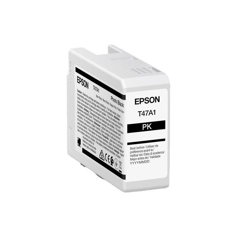 ORIGINAL Epson Cartuccia d'inchiostro Nero (Foto) C13T47A100 T47A1 50ml