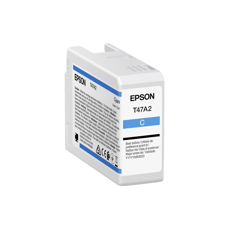 ORIGINAL Epson Cartuccia d'inchiostro ciano C13T47A200 T47A2 50ml