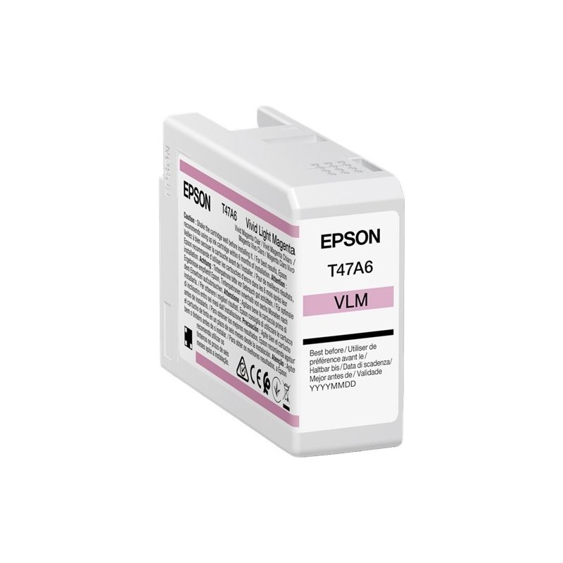 ORIGINAL Epson Cartuccia d'inchiostro magenta (chiaro) C13T47A60N T47A6 50ml