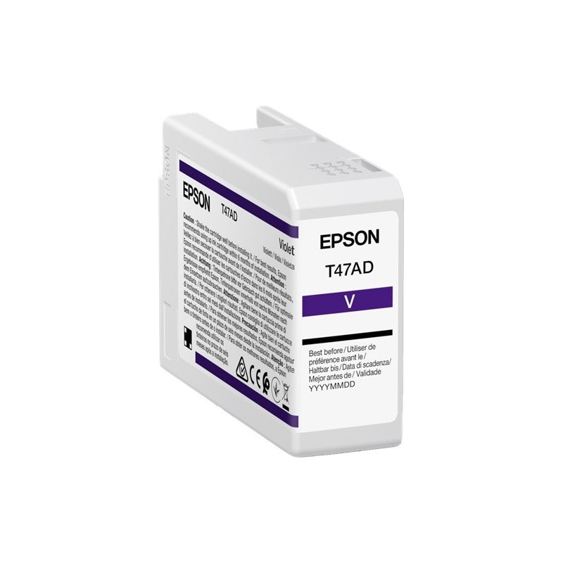 ORIGINAL Epson Cartuccia d'inchiostro Violetto C13T47AD00 T47AD 50ml