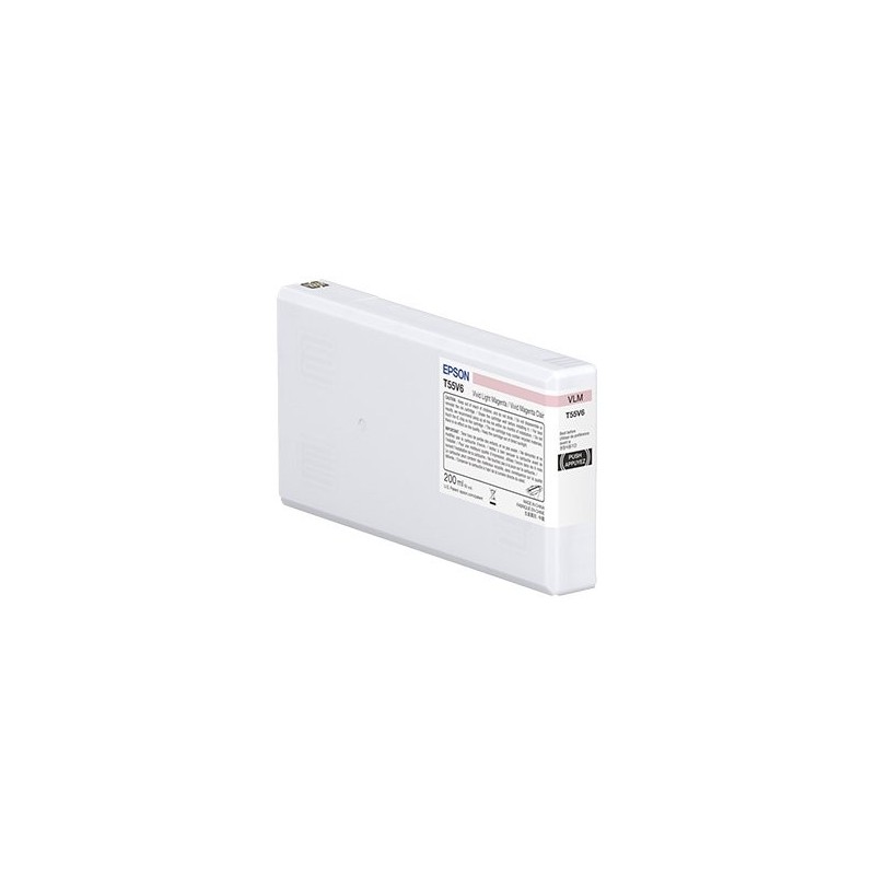 ORIGINAL Epson Cartuccia d'inchiostro magenta (chiaro) C13T55W600 T55W6 200ml