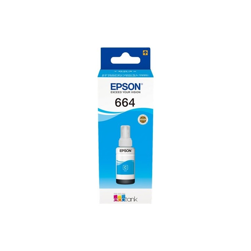 ORIGINAL Epson Cartuccia d'inchiostro ciano C13T664240 664 ~7500 Seiten 70ml