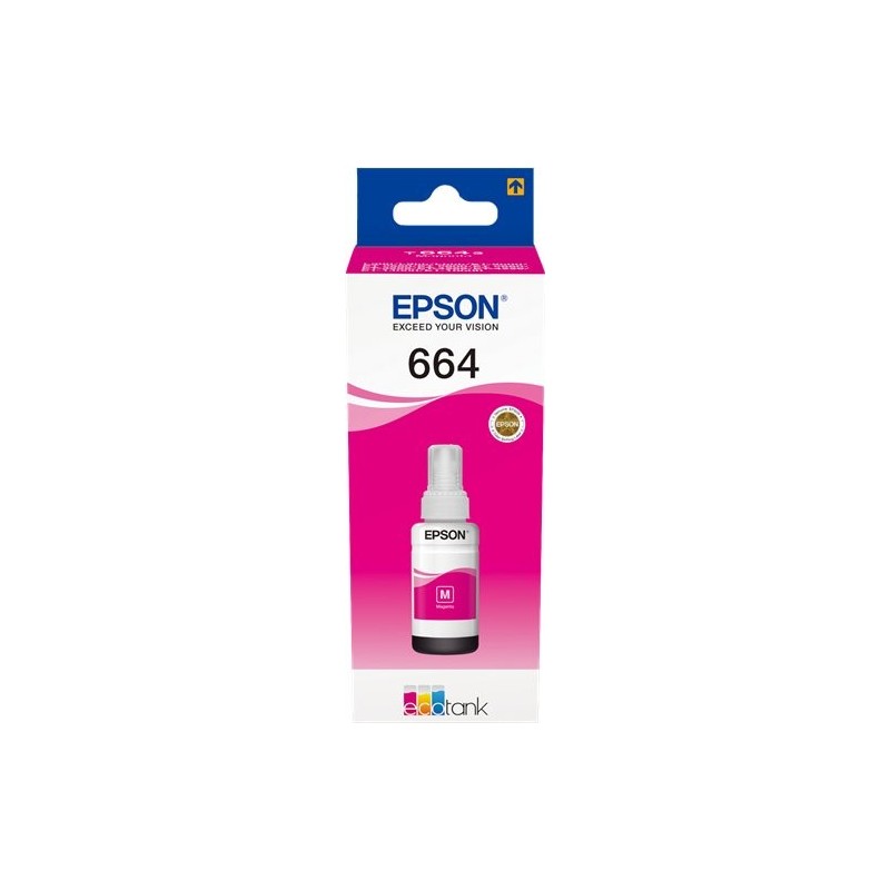 ORIGINAL Epson Cartuccia d'inchiostro magenta C13T664340 664 ~7500 Seiten 70ml
