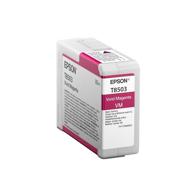 ORIGINAL Epson Cartuccia d'inchiostro magenta C13T85030N T8503 80ml