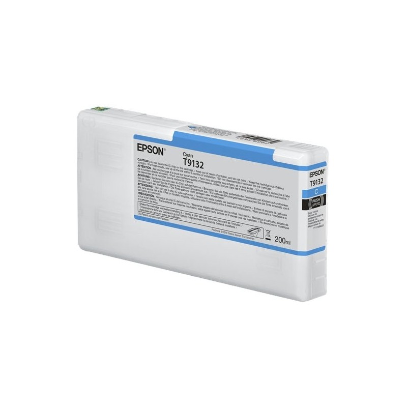 ORIGINAL Epson Cartuccia d'inchiostro ciano C13T913200 T9132 200ml