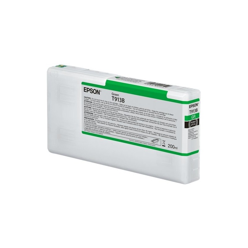 ORIGINAL Epson Cartuccia d'inchiostro Verde C13T913B00 T913B 200ml