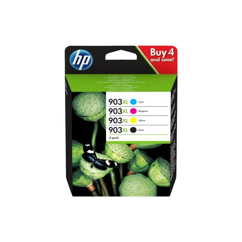 ORIGINAL HP Multipack nero / ciano / magenta / giallo 3HZ51AE MCVP 01 903 XL ~3000 Seiten