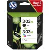 ORIGINAL HP Multipack nero / differenti colori 3YN10AE MCVP 303XL ~1015 Seiten