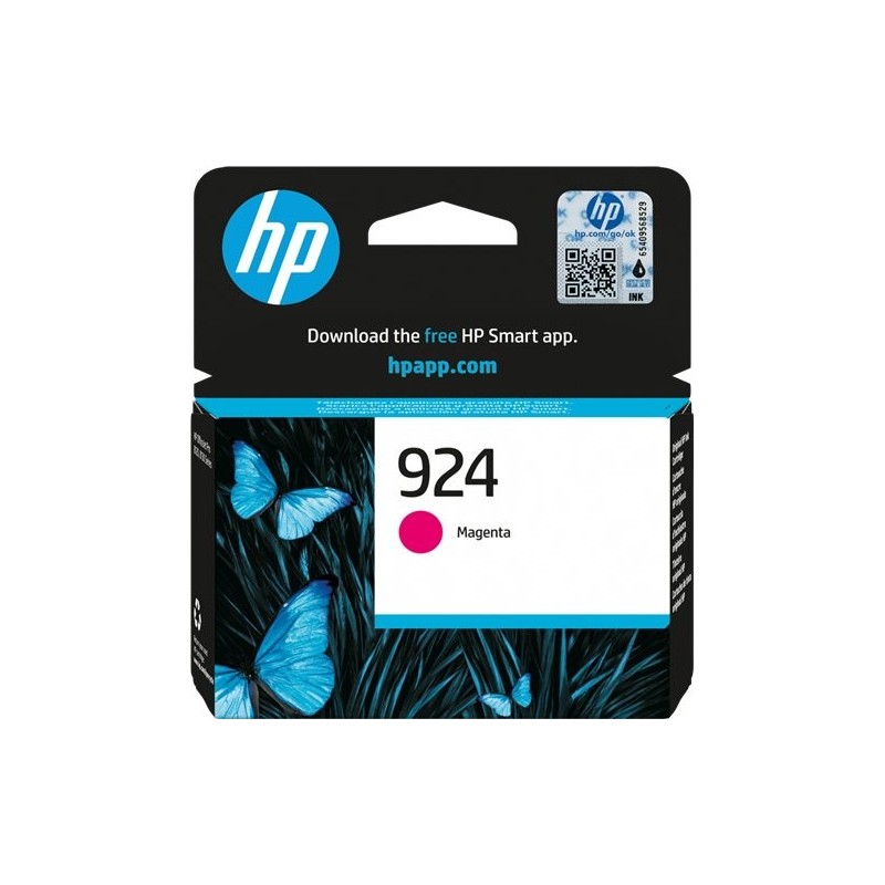ORIGINAL HP Cartuccia d'inchiostro magenta 4K0U4NE 924 ~400 Seiten Cartuccia di inchiostro magenta originale HP 924