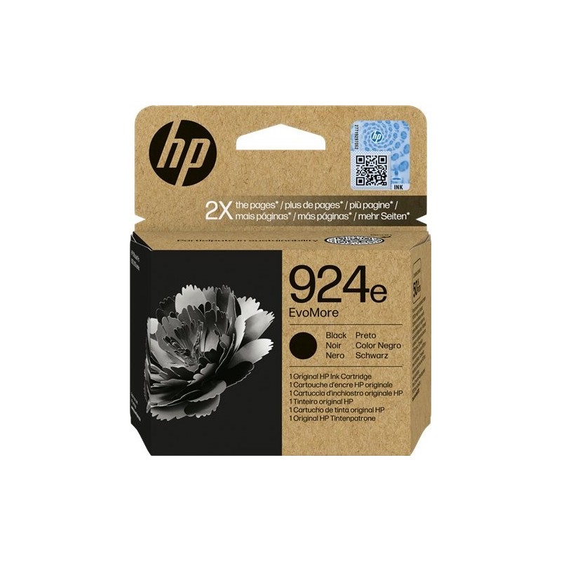 ORIGINAL HP Cartuccia d'inchiostro nero 4K0V0NE 924e ~1000 Seiten