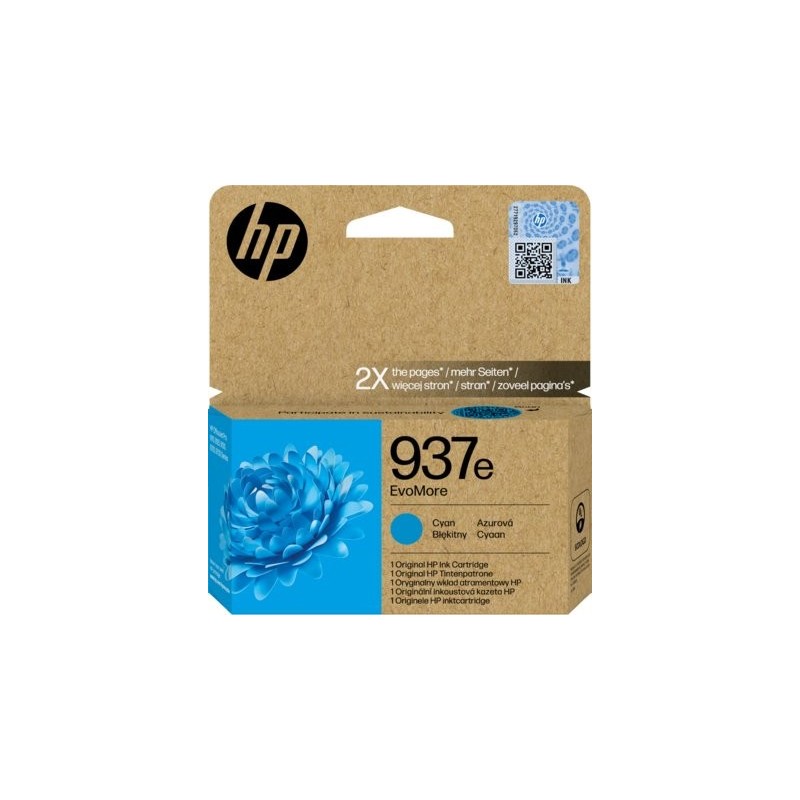 ORIGINAL HP Cartuccia d'inchiostro ciano 4S6W6NE 937e ~1650 Seiten