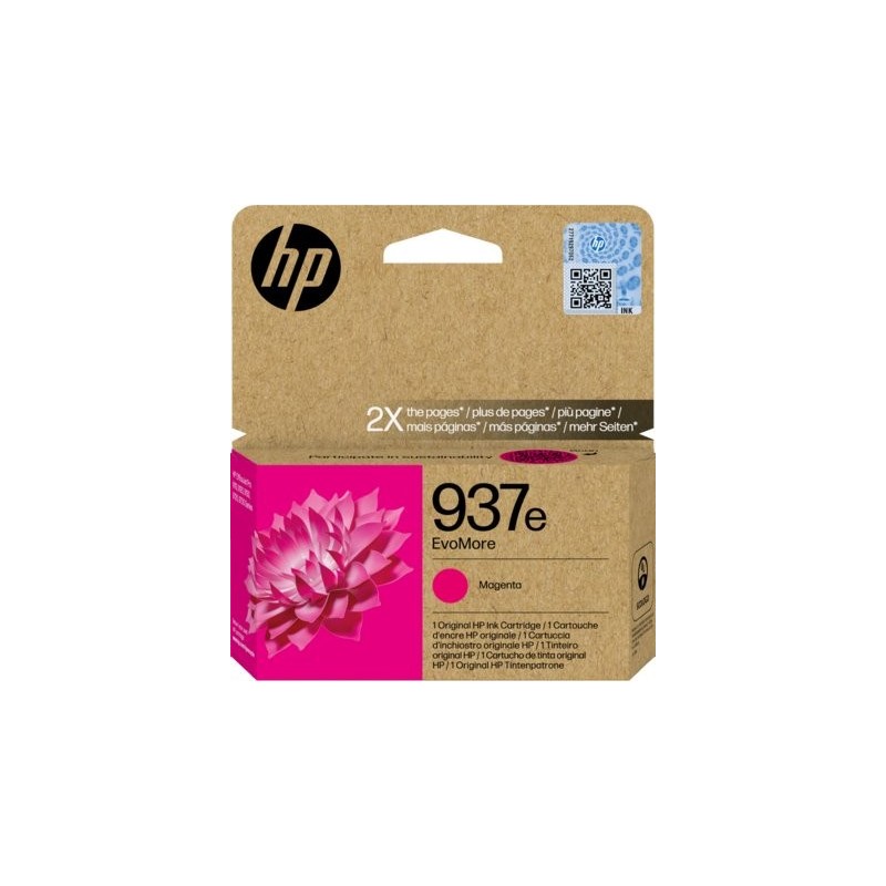 ORIGINAL HP Cartuccia d'inchiostro magenta 4S6W7NE 937e ~1650 Seiten