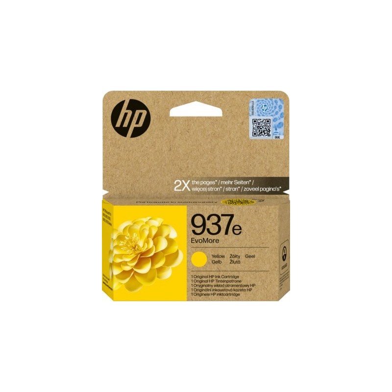 ORIGINAL HP Cartuccia d'inchiostro giallo 4S6W8NE 937e ~1650 Seiten