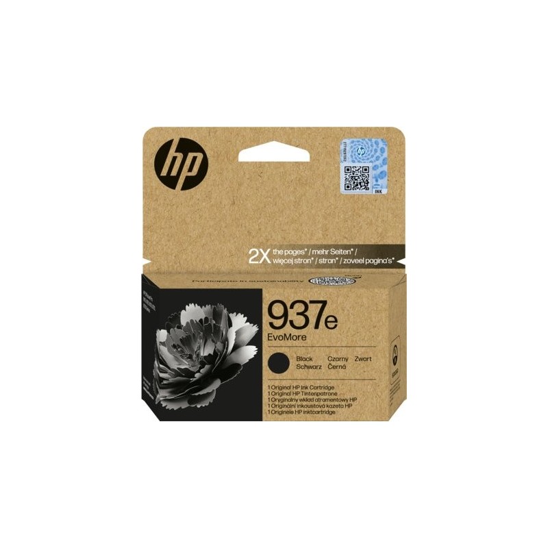 ORIGINAL HP Cartuccia d'inchiostro nero 4S6W9NE 937e ~2500 Seiten