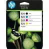 ORIGINAL HP Multipack nero / ciano / magenta / giallo 6C3Z1NE 924 ~1700 Seiten Confezione da 4 cartucce di inchiostro CMYK origi