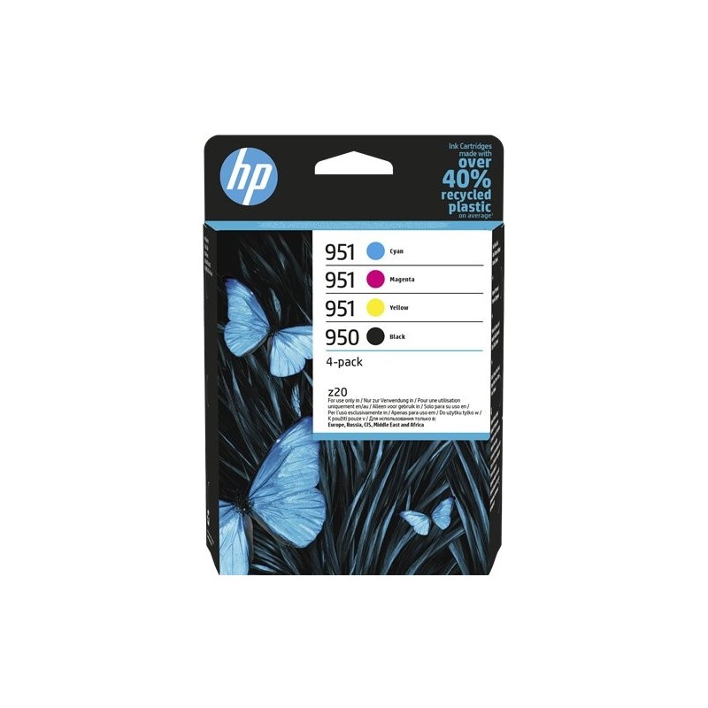 ORIGINAL HP Multipack nero / ciano / magenta / giallo 6ZC65AE 950 / 951 ~3100 Seiten