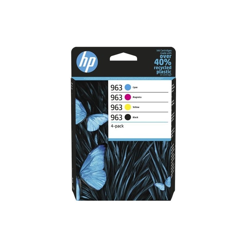 ORIGINAL HP Multipack nero / ciano / magenta / giallo 6ZC70AE 963 ~3100 Seiten