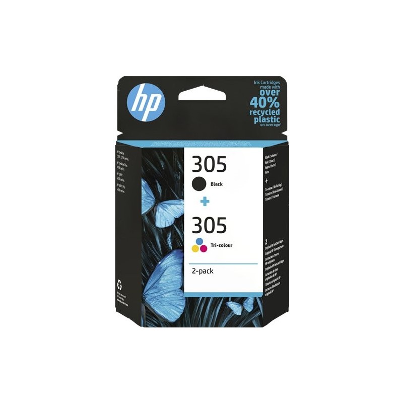 ORIGINAL HP Multipack nero / differenti colori 6ZD17AE 305 ~220 Seiten