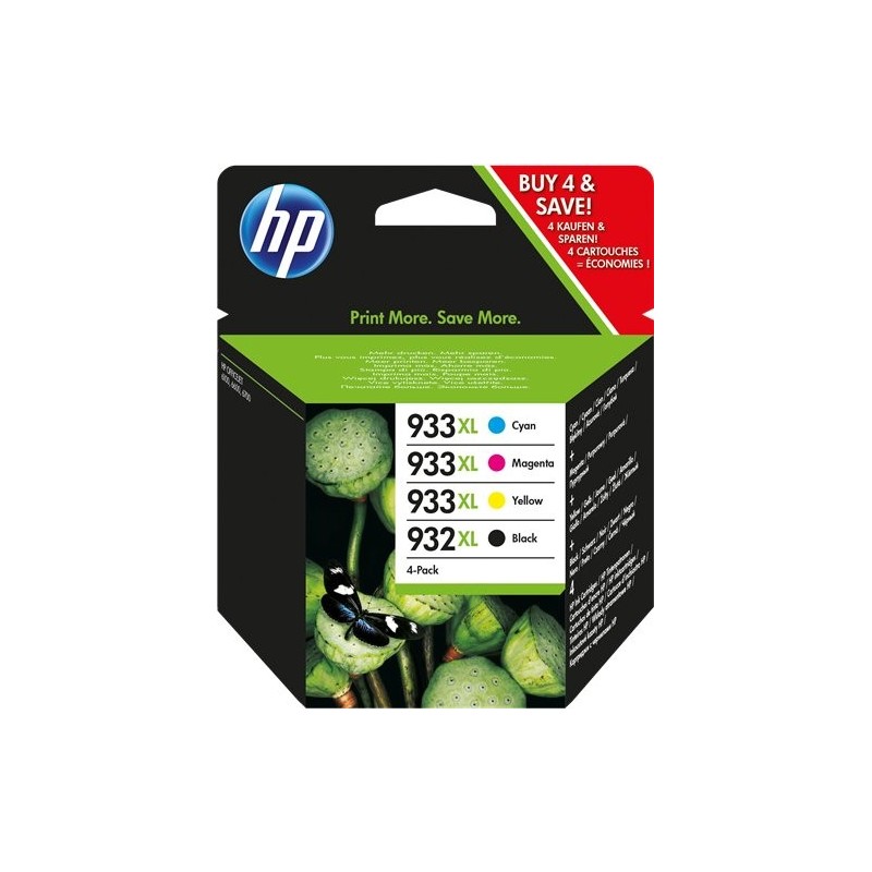 ORIGINAL HP Multipack nero / ciano / magenta / giallo C2P42AE MCVP 01 932XL+933XL ~3475 Seiten