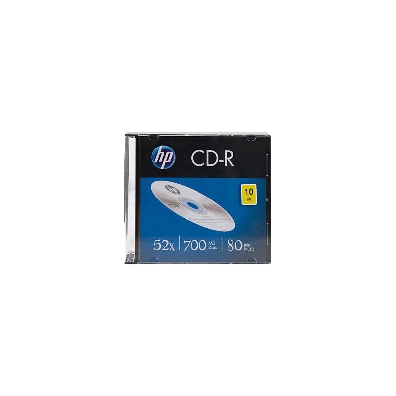 CRE00085 CD-R 80Min/700MB/52x Slimcase (10 Disc)