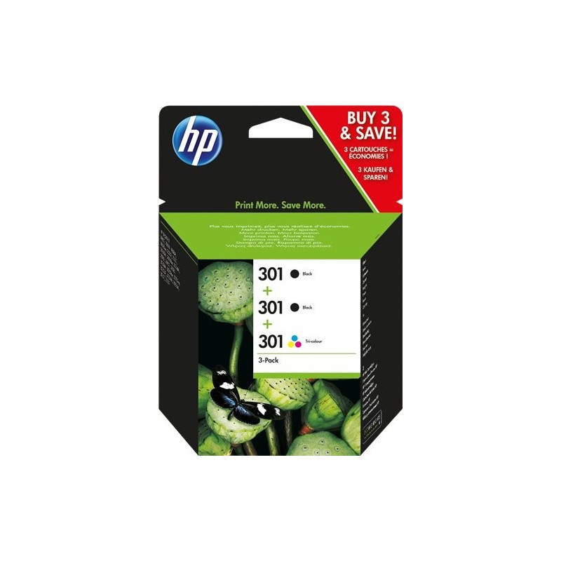 ORIGINAL HP Multipack nero / nero / differenti colori E5Y87EE MCVP 301 ~490 Seiten