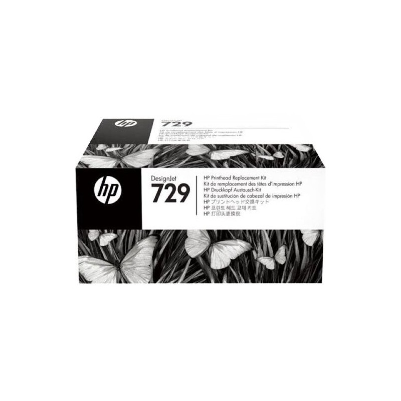 ORIGINAL HP Testina per stampa nero / differenti colori F9J81A 729 Kit sostituzione testina di stampa DesignJet 729