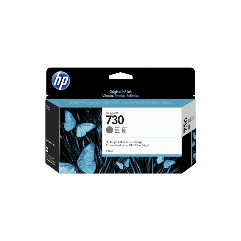ORIGINAL HP Cartuccia d'inchiostro Grigio P2V66A 730 130ml