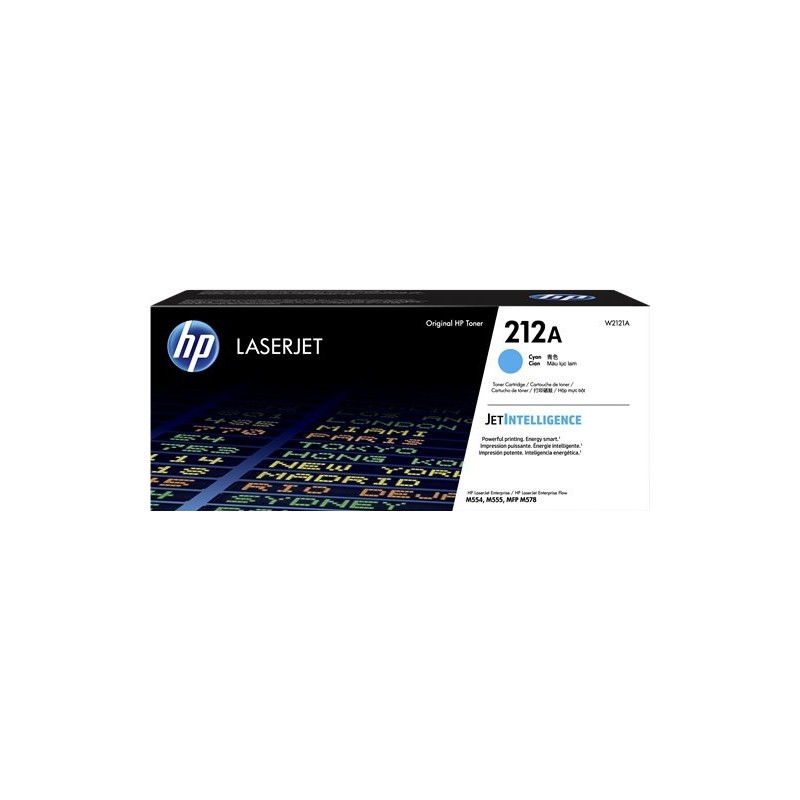 ORIGINAL HP toner ciano W2121A 212A ~4500 Seiten