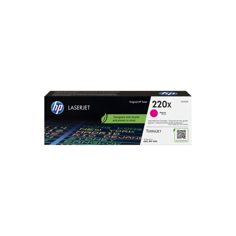 ORIGINAL HP toner magenta W2203X 220X ~5500 Seiten Cartuccia toner originale magenta LaserJet HP 220X