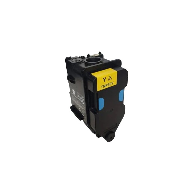 ORIGINAL Konica Minolta toner giallo AAJW252 TNP-80Y ~9000 Seiten