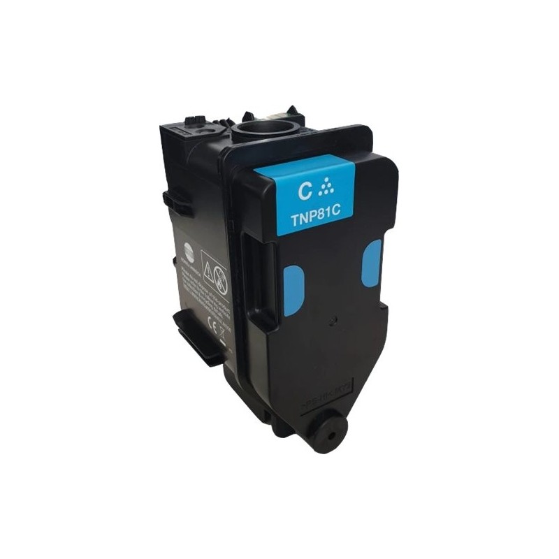 ORIGINAL Konica Minolta toner ciano AAJW451 TNP-81C ~9000 Seiten