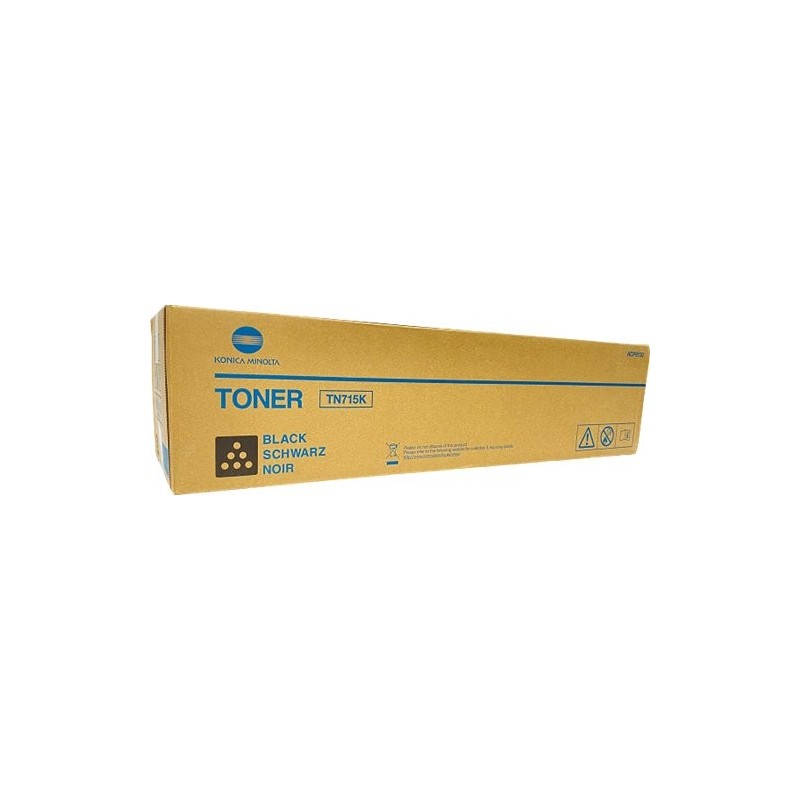 ORIGINAL Konica Minolta toner nero ACP8150 TN-715K ~45000 Seiten
