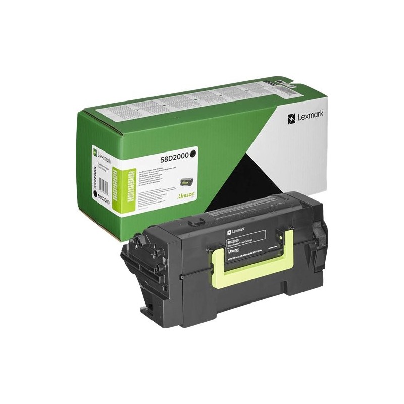 ORIGINAL Lexmark toner nero 58D2000 MS/MX725/822/826 ~7500 Seiten