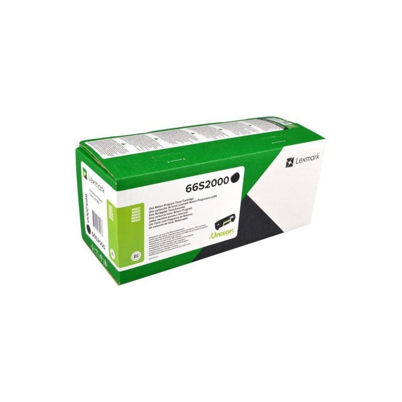 ORIGINAL Lexmark toner nero 66S2000 ~5000 Seiten