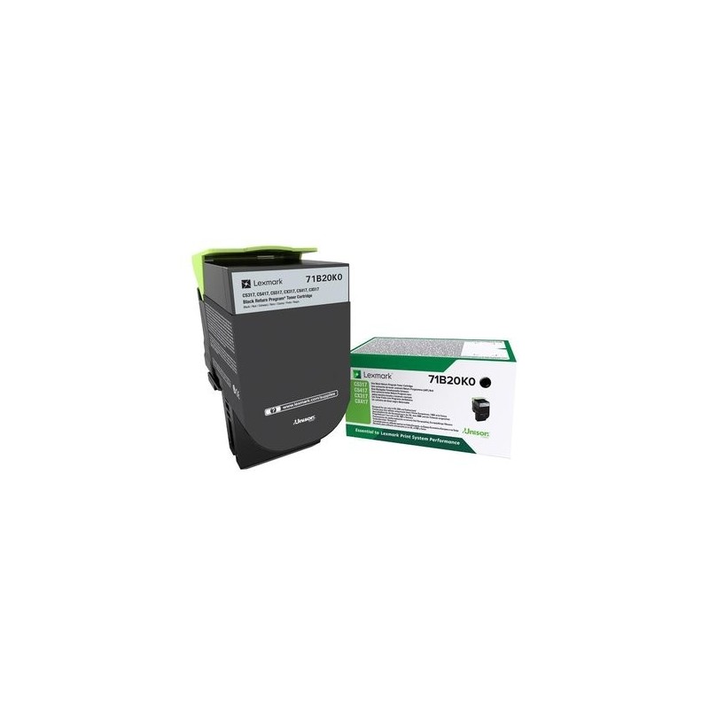 ORIGINAL Lexmark toner nero 71B20K0 CS/CX317/417/517 ~3000 Seiten