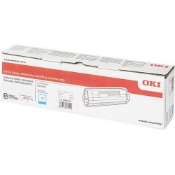 ORIGINAL OKI toner ciano...