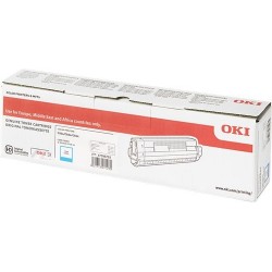 ORIGINAL OKI toner ciano...