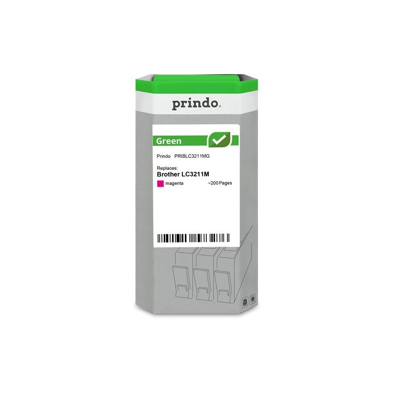 ORIGINAL Prindo Cartuccia d'inchiostro magenta PRIBLC3211MG Green ~200 Seiten