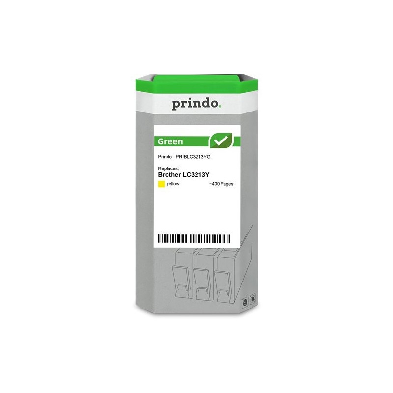 ORIGINAL Prindo Cartuccia d'inchiostro giallo PRIBLC3213YG Green XL ~400 Seiten